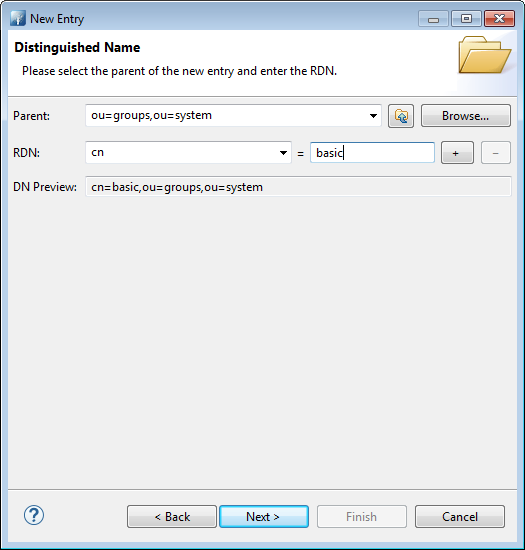 LDAP Confirmation