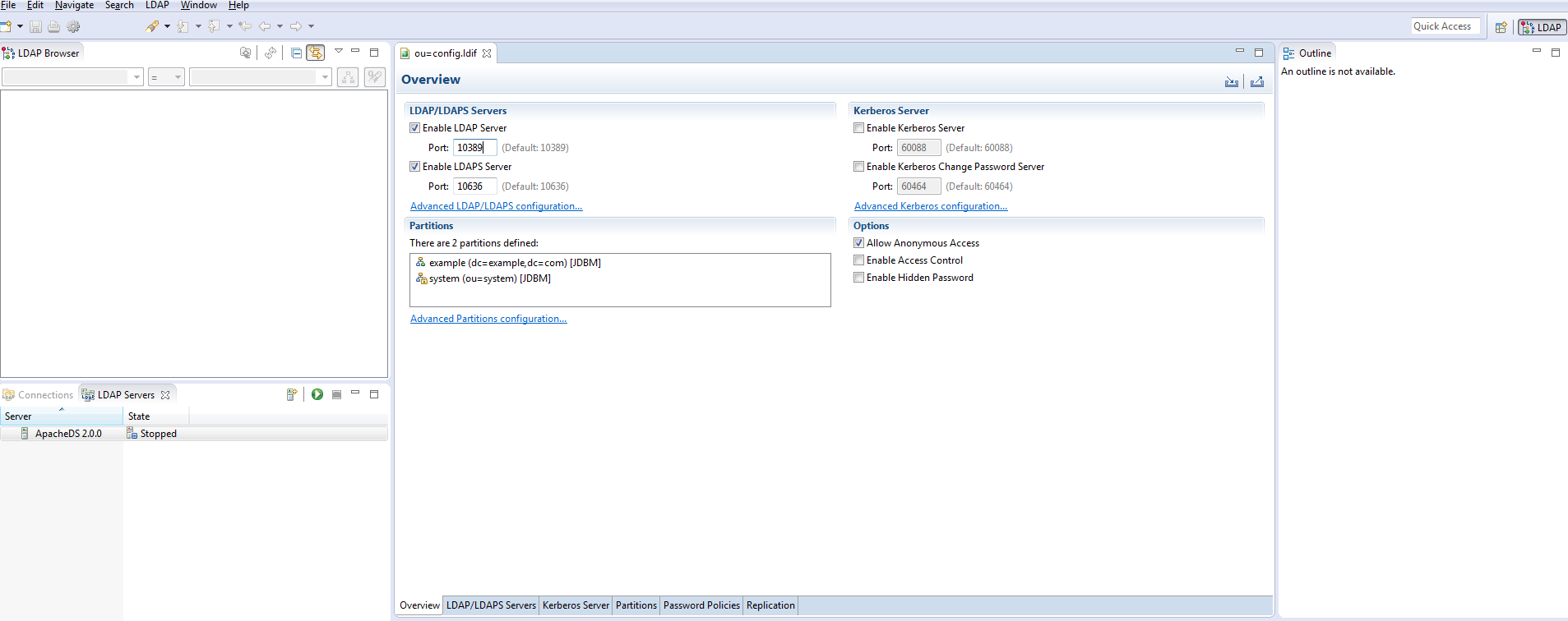 LDAP Ports