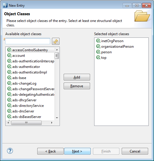 LDAP Confirmation