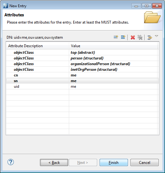 LDAP Confirmation