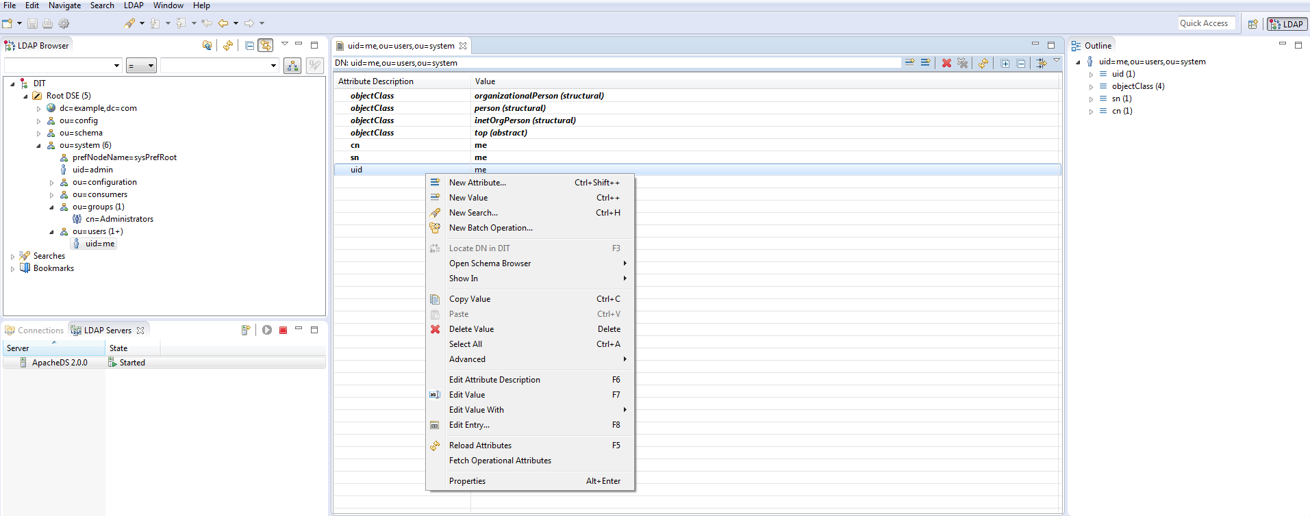 LDAP Confirmation