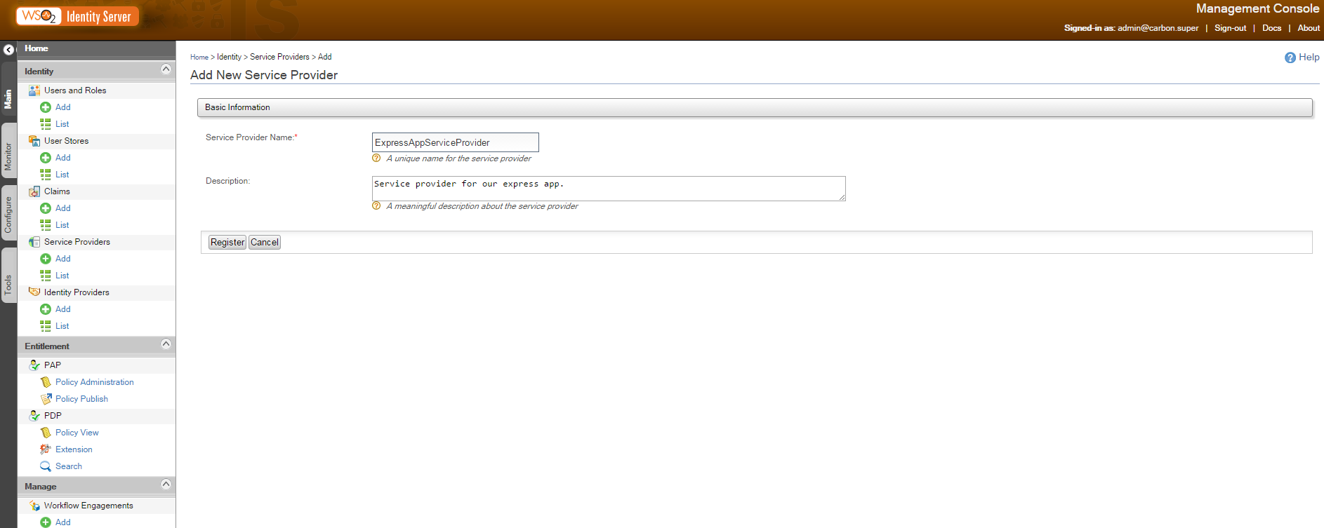LDAP Confirmation