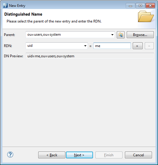 LDAP Confirmation